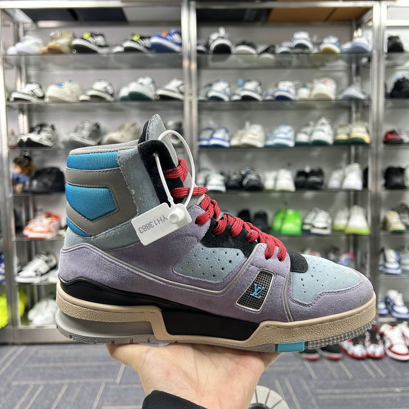 Louis Vuitton Louis Vuitton Retro Logo High-Top Sneakers 0089 Size US 8.5 / EU 41-42 - 6 Thumbnail