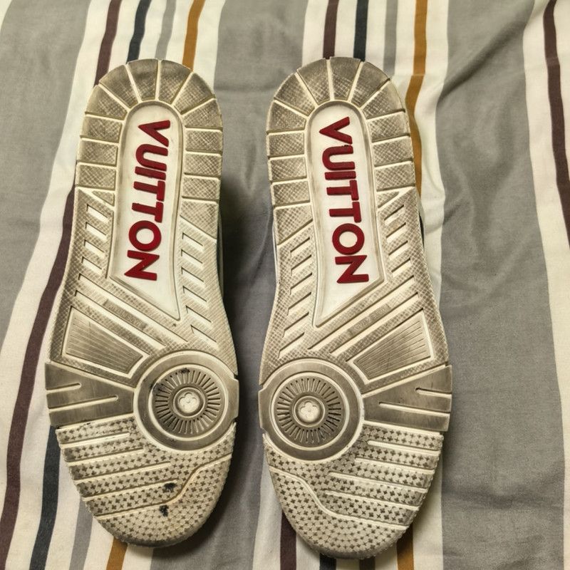 Louis Vuitton Louis Vuitton Hand-Painted Low-Top Sneakers 0089 Size US 7.5 / EU 40-41 - 4 Thumbnail