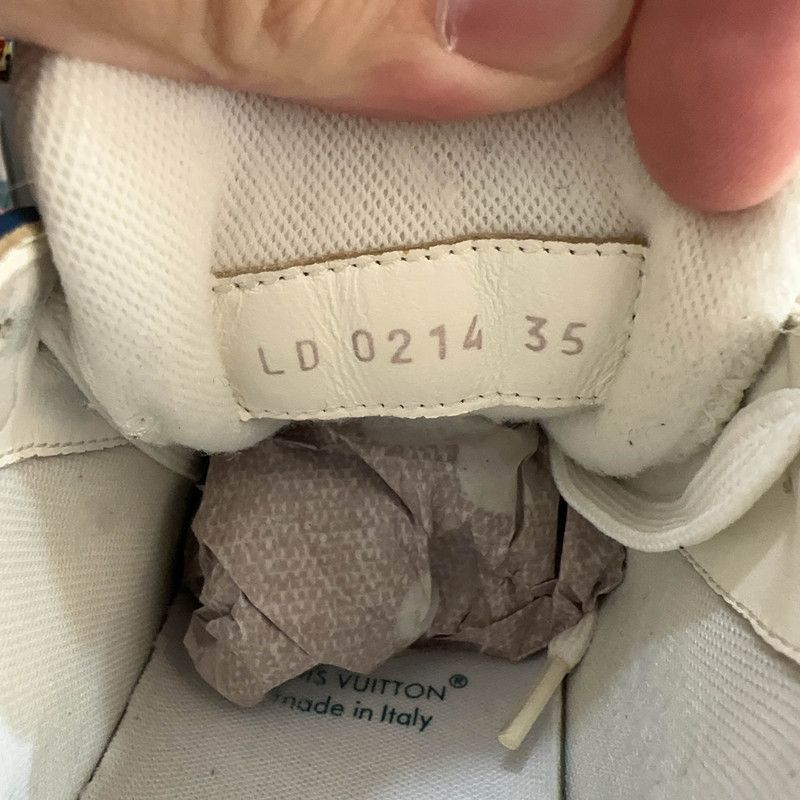 Louis Vuitton Louis Vuitton Denim Low-Top Trainer Sneakers 0089 Size US 5 / EU 37 - 5 Thumbnail