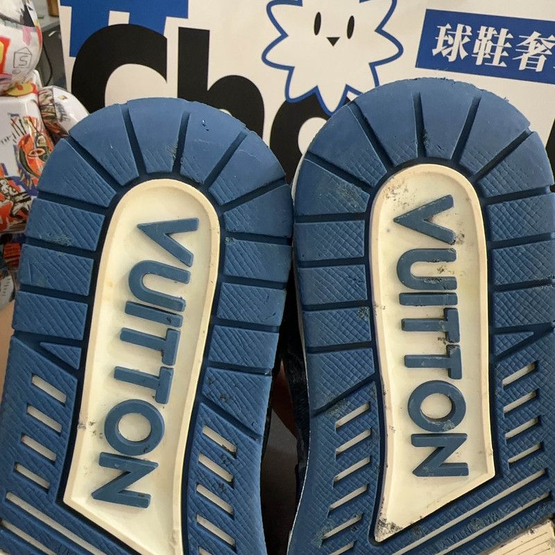 Louis Vuitton Louis Vuitton Denim Low-Top Trainer Sneakers 0089 Size US 5 / EU 37 - 10 Thumbnail