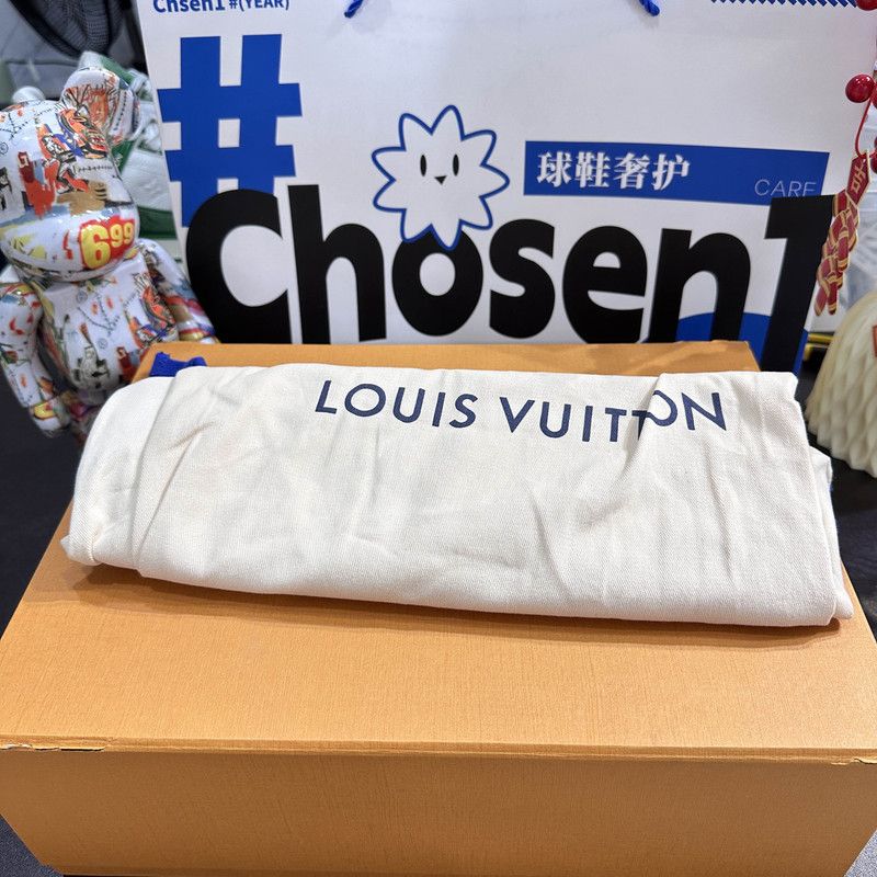 Louis Vuitton Louis Vuitton Denim Low-Top Trainer Sneakers 0089 Size US 5 / EU 37 - 6 Thumbnail