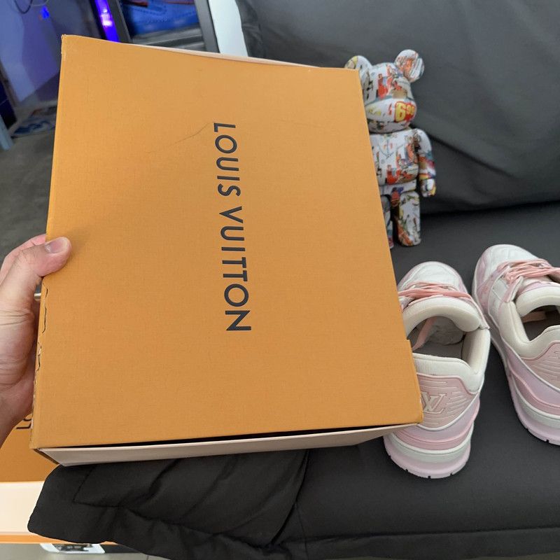 Louis Vuitton Louis Vuitton Trainer Leather Low-Top Sneakers 0089 Size US 8.5 / EU 41-42 - 6 Thumbnail