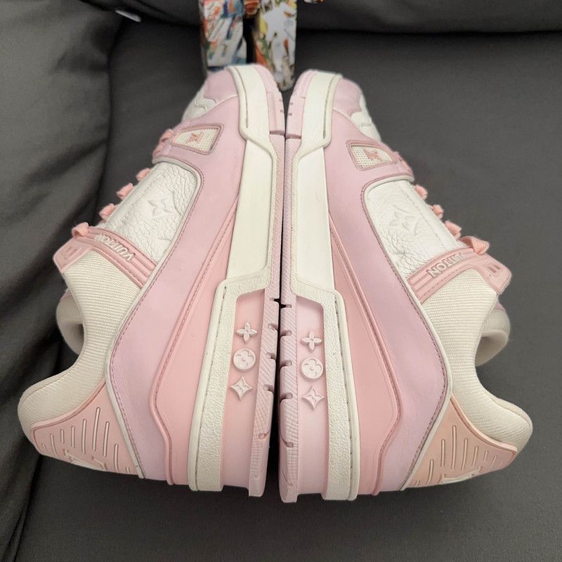 Louis Vuitton Louis Vuitton Trainer Leather Low-Top Sneakers 0089 Size US 8.5 / EU 41-42 - 8 Thumbnail