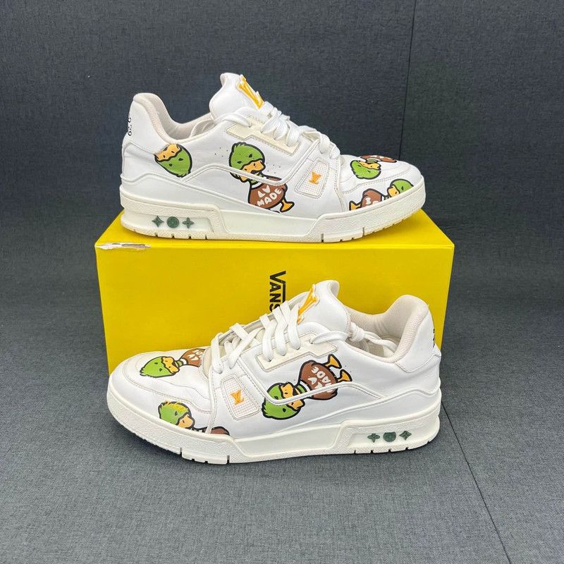 Louis Vuitton Nigo x Louis Vuitton Low-Top Fashion Sneakers 0089 Size US 8 / EU 41 - 8 Thumbnail