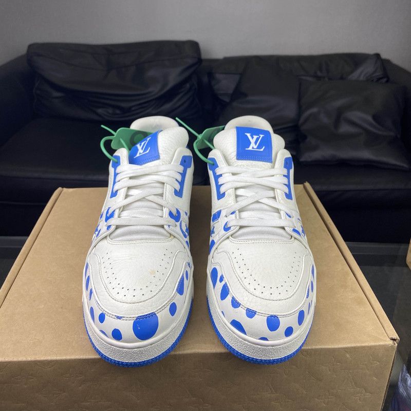 Louis Vuitton Yayoi Kusama x Louis Vuitton Polka Dot Trainers 0089 Size US 8.5 / EU 41-42 - 2 Thumbnail