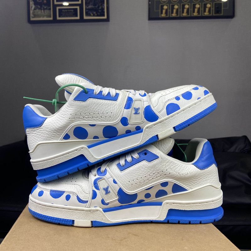 Louis Vuitton Yayoi Kusama x Louis Vuitton Polka Dot Trainers 0089 Size US 8.5 / EU 41-42 - 6 Thumbnail