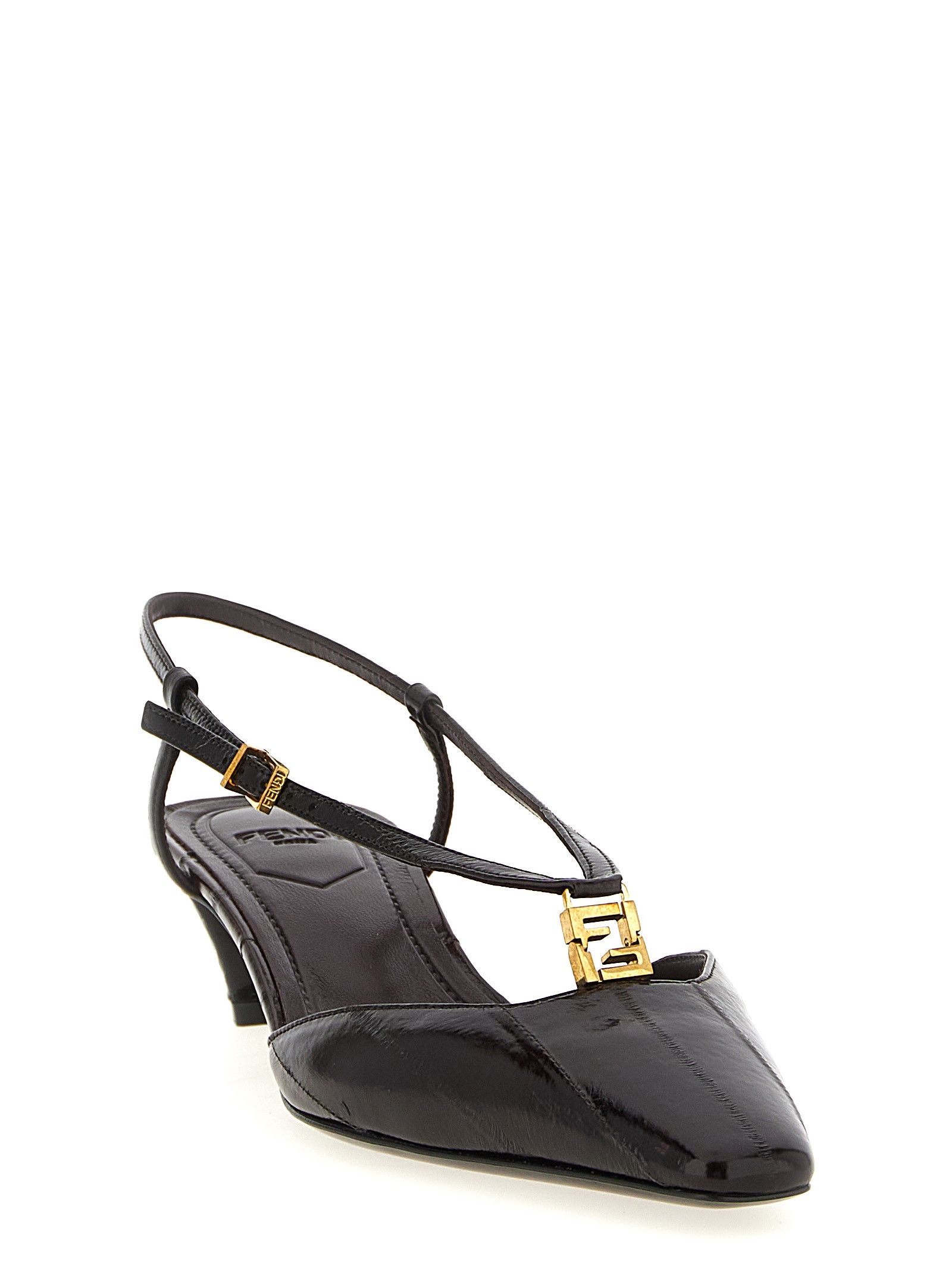 Fendi 'Fendi Ffold' Slingback Size US 6.5 / IT 36.5 - 2 Thumbnail