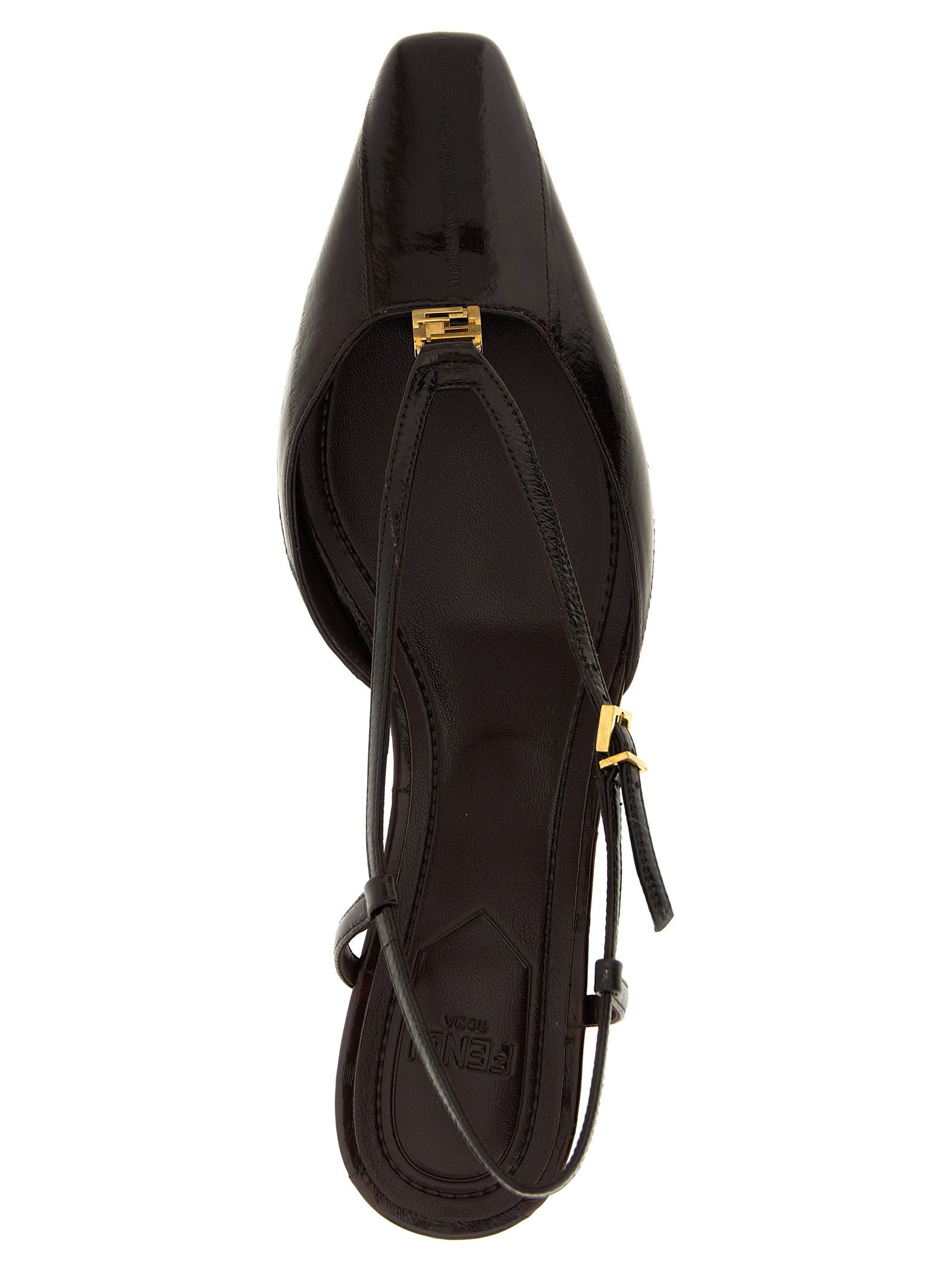 Fendi 'Fendi Ffold' Slingback Size US 6.5 / IT 36.5 - 4 Thumbnail
