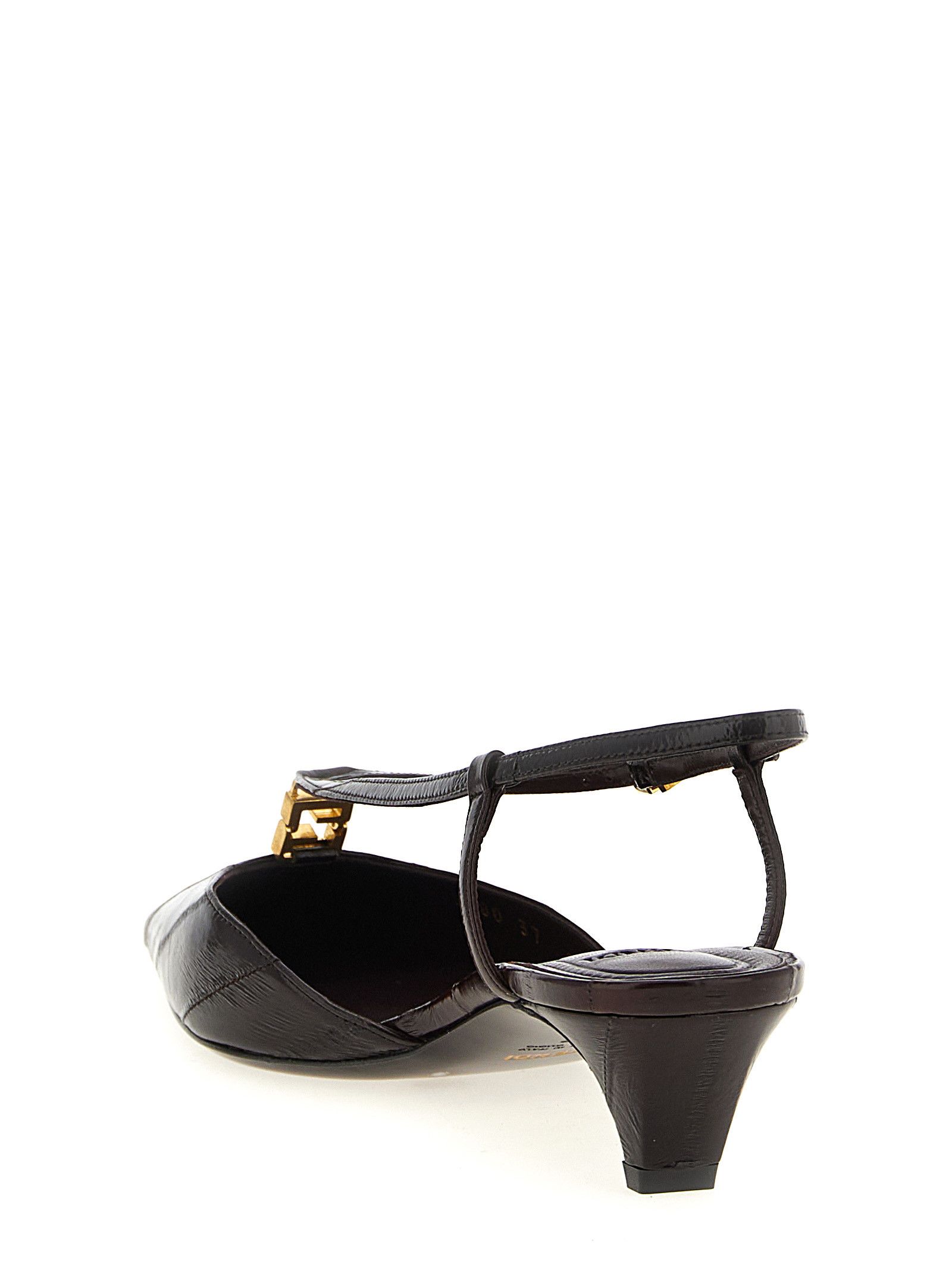 Fendi 'Fendi Ffold' Slingback Size US 6.5 / IT 36.5 - 3 Thumbnail