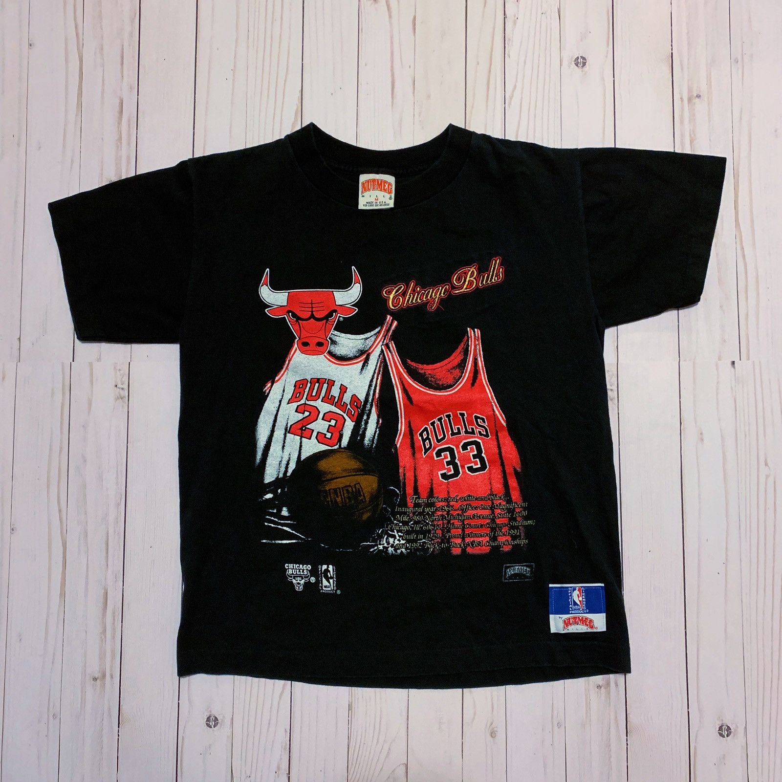 Vintage Vintage 90s Chicago Bulls T-shirt, Grailed