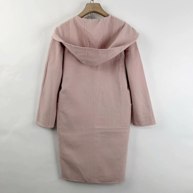 Max Mara Max Mara Pink Wool Hooded Coat -dmc Size US M / EU 48-50 / 2 - 3 Thumbnail