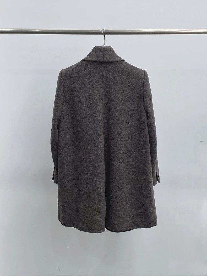 Max Mara MaxMara Gray Wool Blend Coat -dmc Size US XS / EU 42 / 0 - 3 Thumbnail