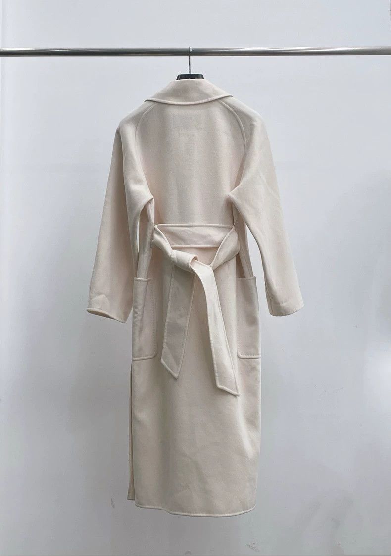 Max Mara MaxMara Beige Cashmere Coat with Belt -dmc Size US XS / EU 42 / 0 - 3 Thumbnail