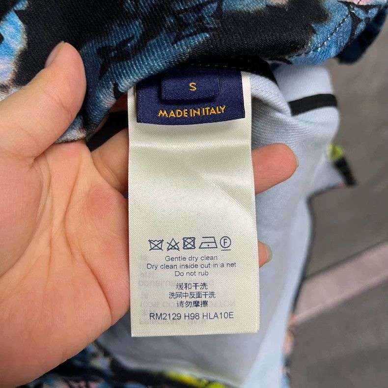 Louis Vuitton Black Denim Long Sleeve Shirt -dmc