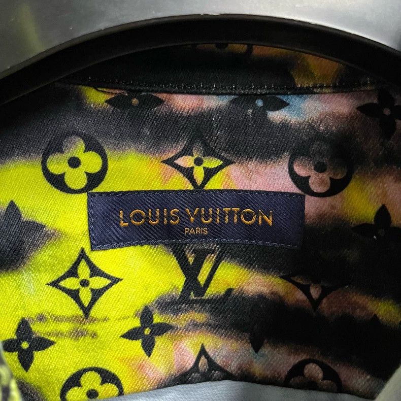 Louis Vuitton Black Denim Long Sleeve Shirt -dmc