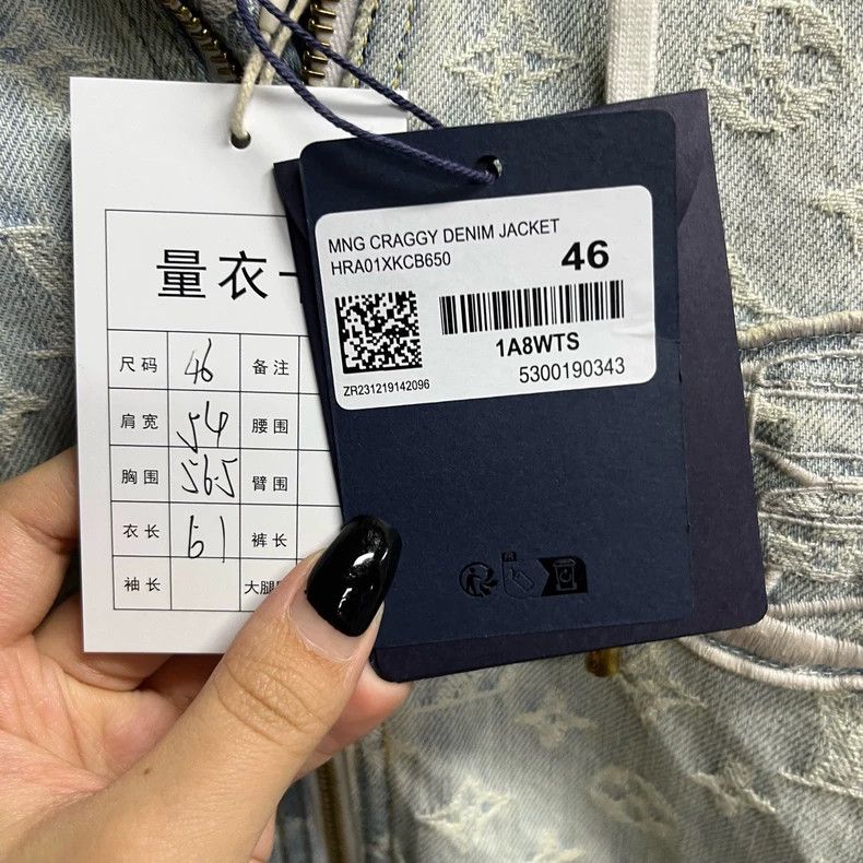Louis Vuitton Louis Vuitton Blue Denim Hooded Jacket -dmc Size US M / EU 48-50 / 2 - 3 Thumbnail