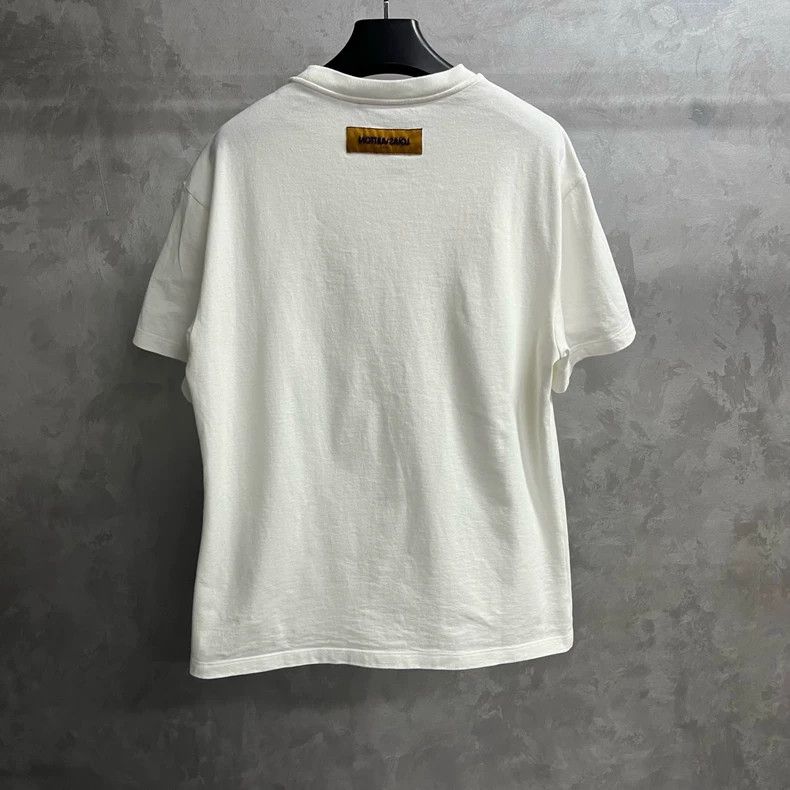 Louis Vuitton Louis Vuitton White Embroidered Short Sleeve T-shirt -dmc Size US XL / EU 56 / 4 - 3 Thumbnail