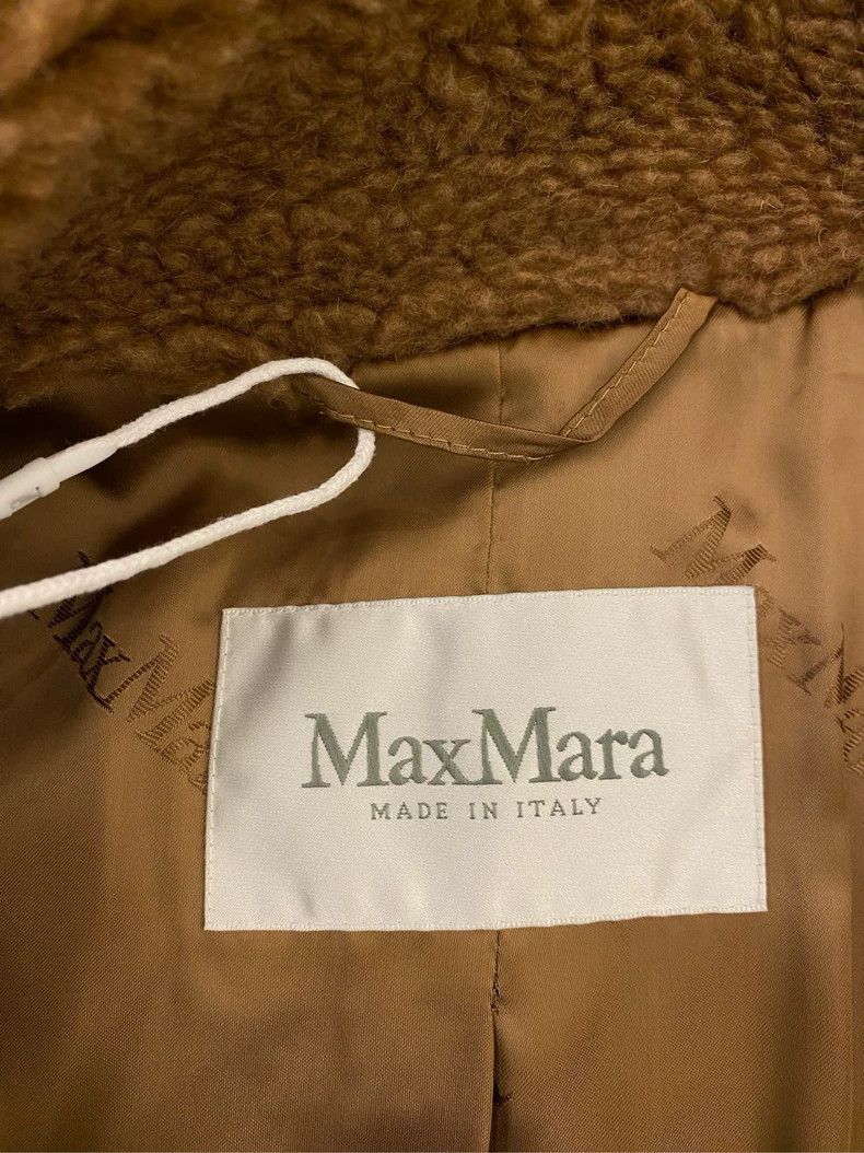 Max Mara Maxmara Teddy Lapel Short Coat -dmc Size US L / EU 52-54 / 3 - 7 Thumbnail