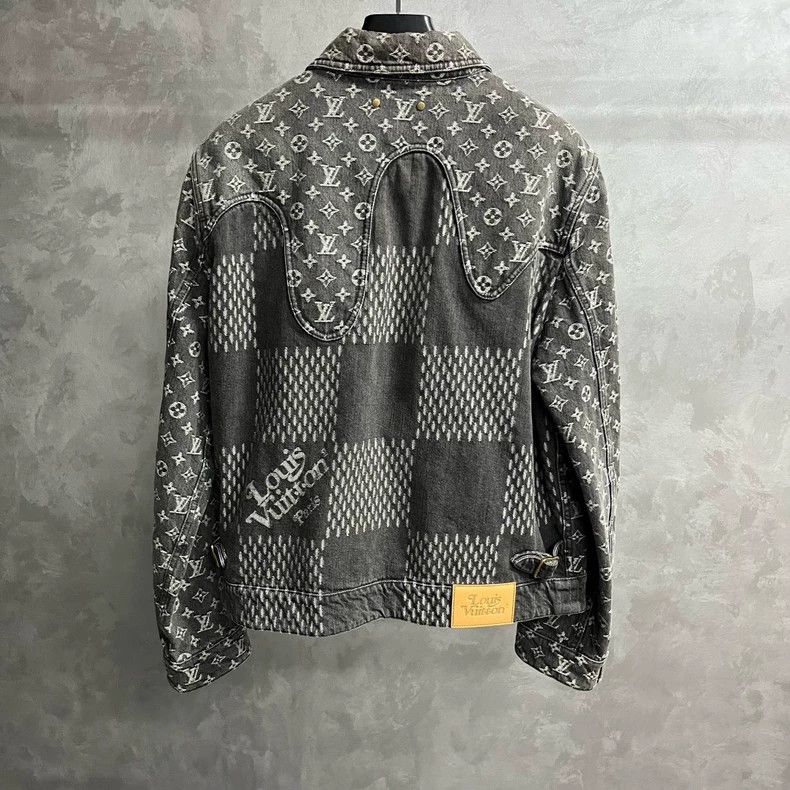 Louis Vuitton Louis Vuitton Monogram Denim Jacket -dmc Size US L / EU 52-54 / 3 - 3 Thumbnail