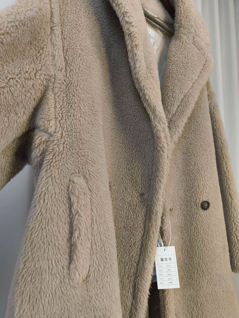Max Mara MaxMara Sand Long Winter Coat -dmc Size US L / EU 52-54 / 3 - 6 Thumbnail