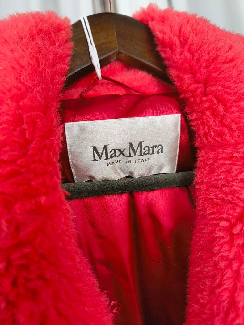 Max Mara Maxmara Teddy Pink Long Coat -dmc Size US M / EU 48-50 / 2 - 6 Thumbnail