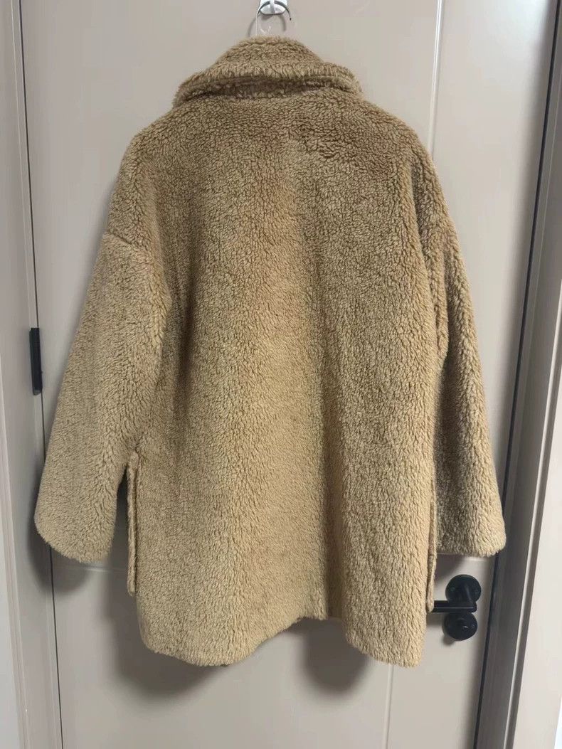 Maxmara Brown Teddy Faux Fur Coat -dmc