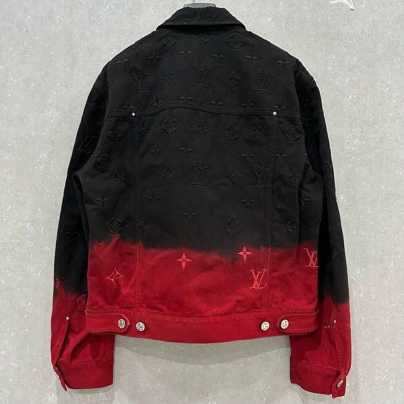 Louis Vuitton Louis Vuitton Gradient Denim Embroidered Jacket -dmc Size US L / EU 52-54 / 3 - 3 Thumbnail