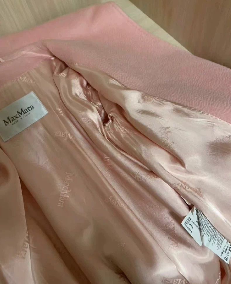 Max Mara MaxMara Rialto Pink Wool Coat -dmc Size US S / EU 44-46 / 1 - 5 Thumbnail