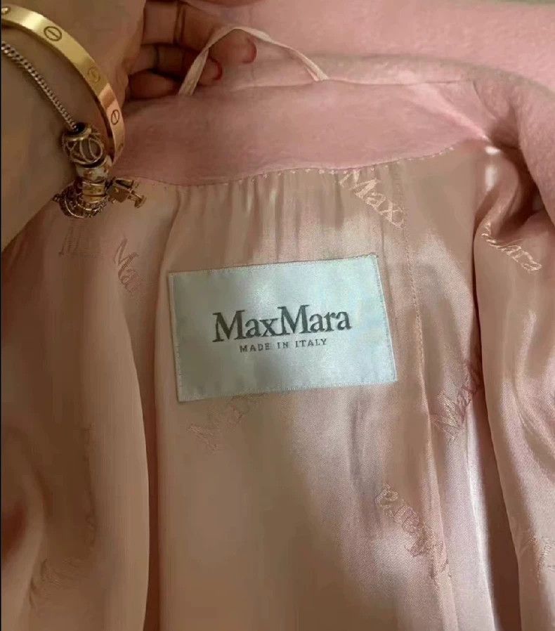 Max Mara MaxMara Rialto Pink Wool Coat -dmc Size US S / EU 44-46 / 1 - 6 Thumbnail