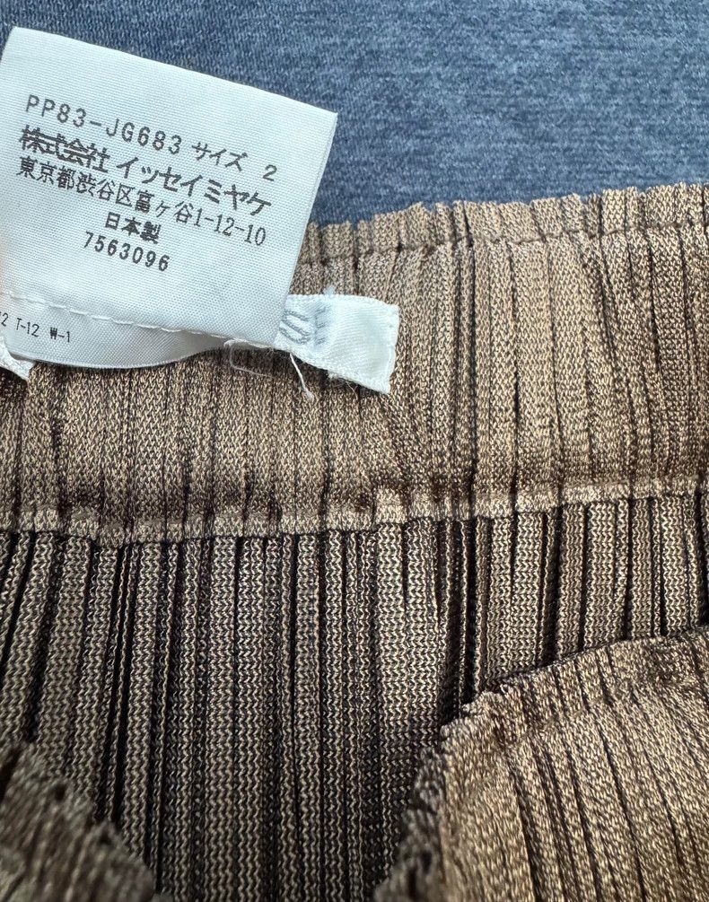 Issey Miyake Issey Miyake Pleated Metallic Skirt -dmc Size US 26 / EU 42 - 4 Thumbnail