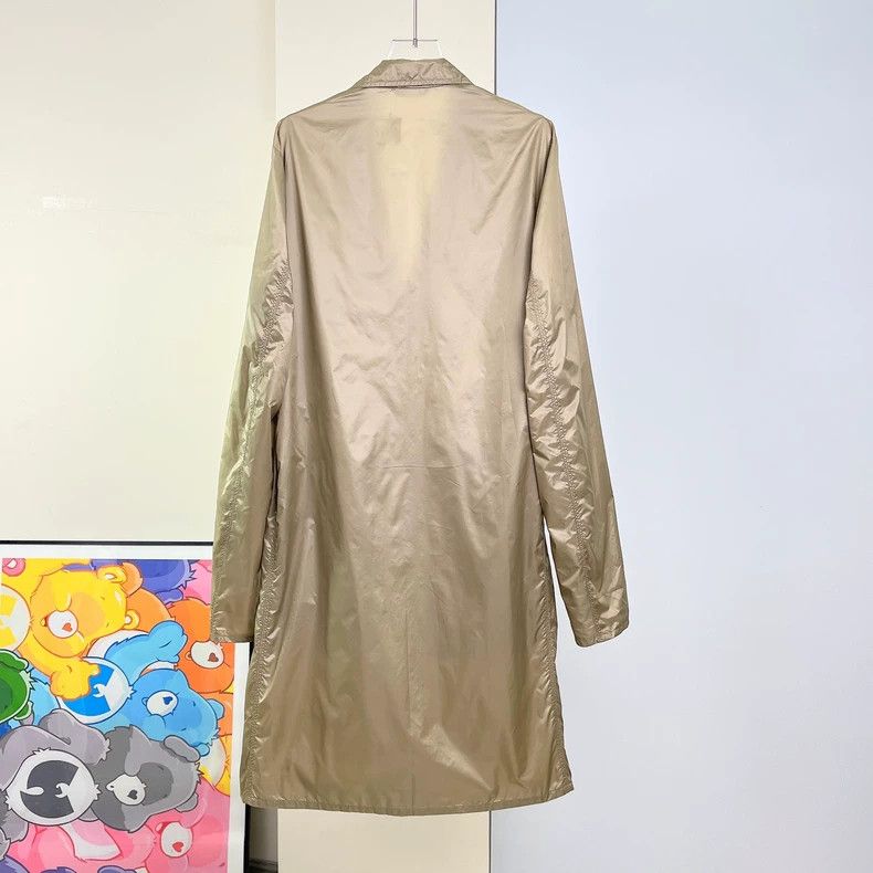 Jil Sander JIL Sander Beige Long Coat Spring Autumn -dmc Size US L / EU 52-54 / 3 - 3 Thumbnail