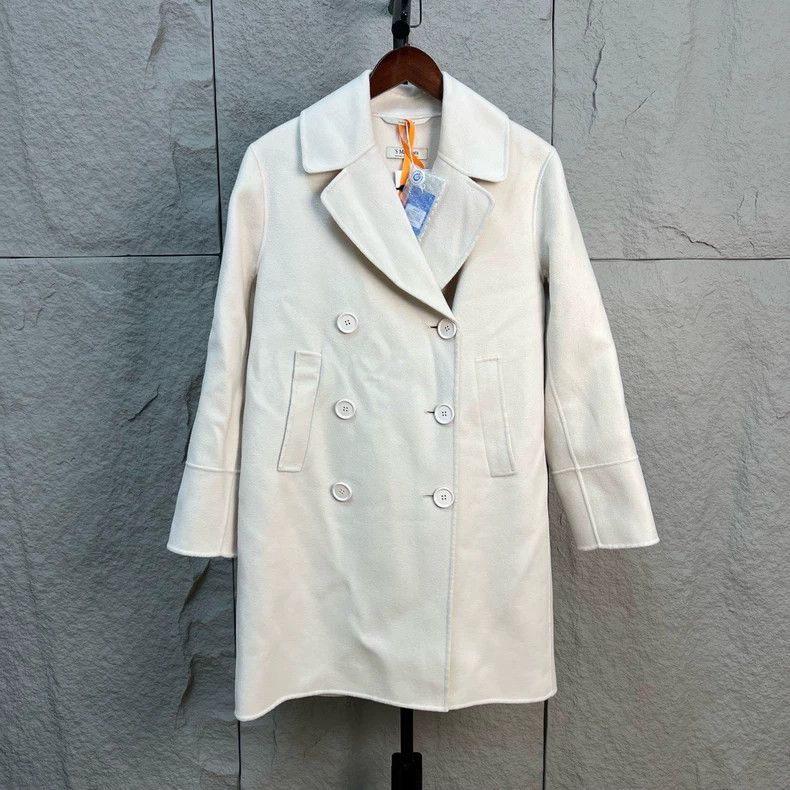 Max Mara MaxMara Double-Breasted Wool Coat -dmc Size US M / EU 48-50 / 2 - 2 Thumbnail
