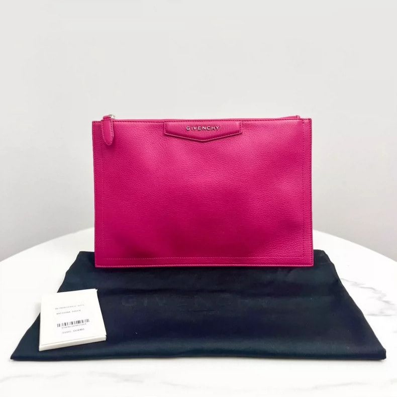 Givenchy Givenchy Pink Leather Clutch Handbag -dmc Size ONE SIZE - 2 Thumbnail