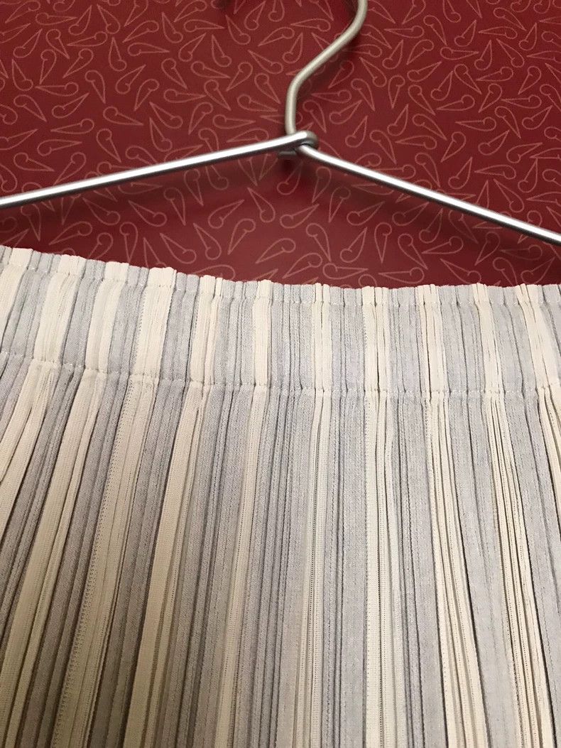 Issey Miyake Issey Miyake PP Gray Stripe Long Skirt -dmc Size US 30 / EU 46 - 5 Thumbnail