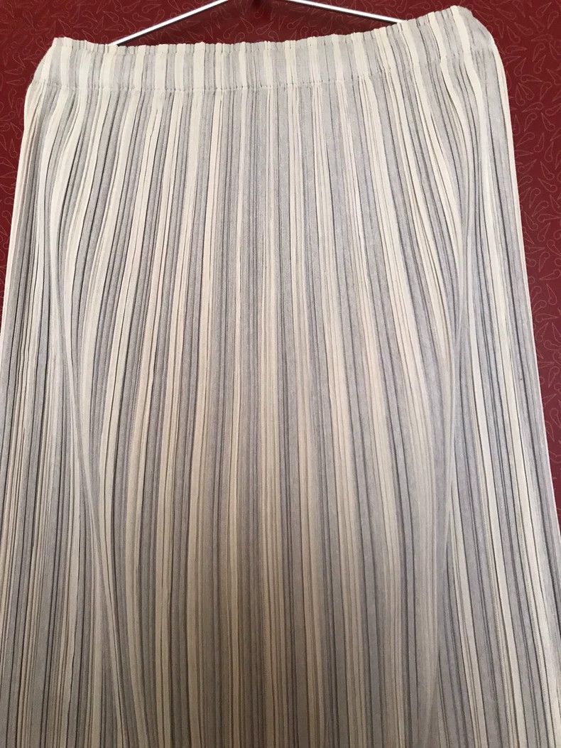 Issey Miyake Issey Miyake PP Gray Stripe Long Skirt -dmc Size US 30 / EU 46 - 3 Thumbnail