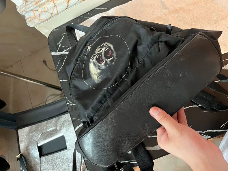 Givenchy Givenchy Bear Print Black Backpack -dmc Size ONE SIZE - 9 Thumbnail