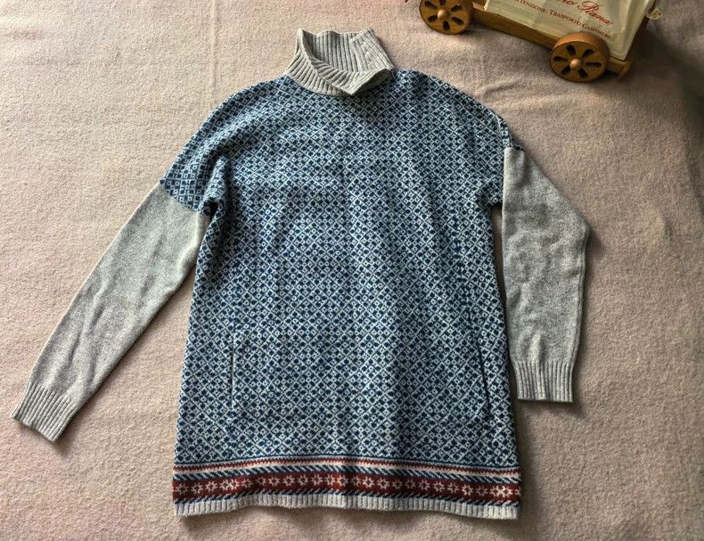 Loro Piana Loro Piana Wool Blend High Neck Sweater -dmc Size US L / EU 52-54 / 3 - 3 Thumbnail