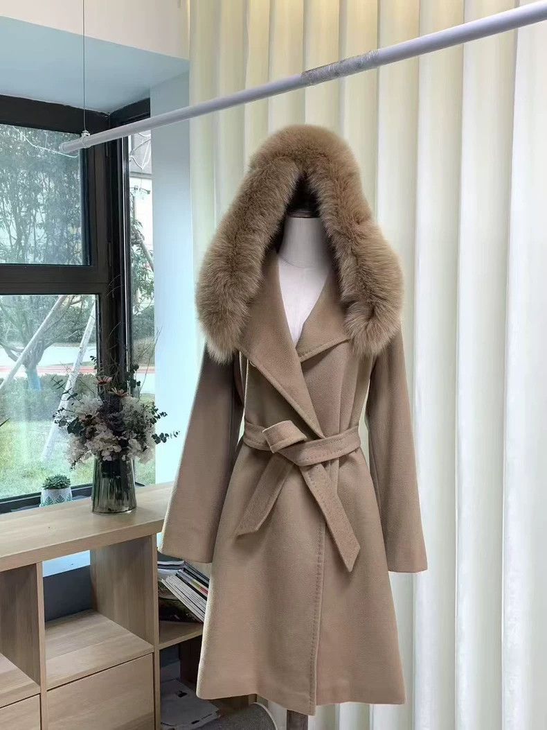 Vintage MaxMara Wool Fur Collar Coat -dmc Size US XS / EU 42 / 0 - 6 Thumbnail