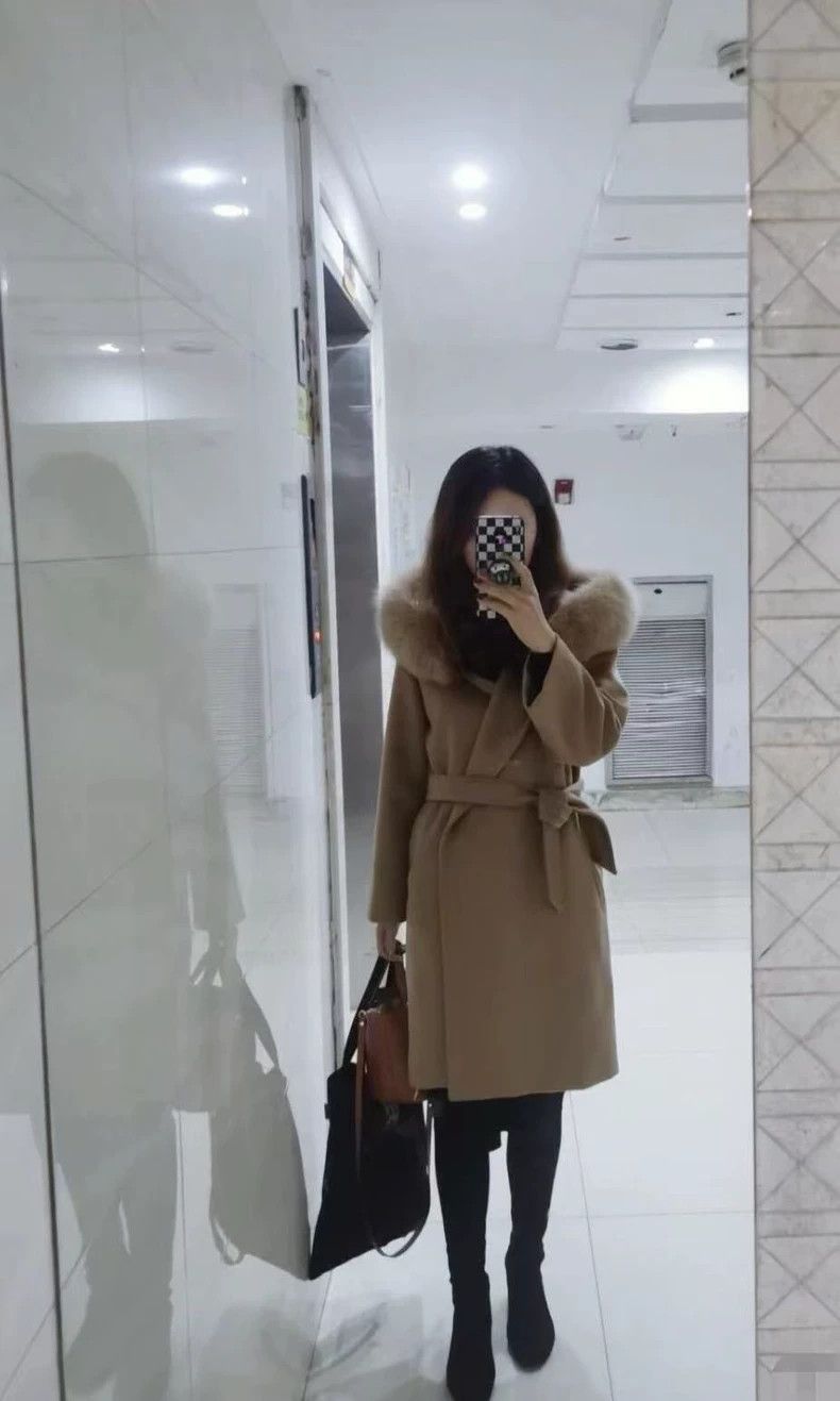 Vintage MaxMara Wool Fur Collar Coat -dmc Size US XS / EU 42 / 0 - 9 Thumbnail