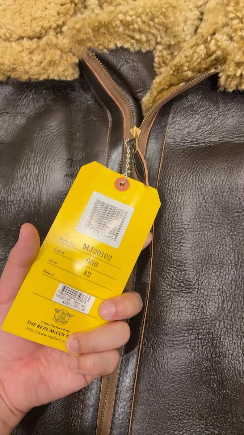 The Real McCoy TYPE B-3 Shearling Jacket -dmc
