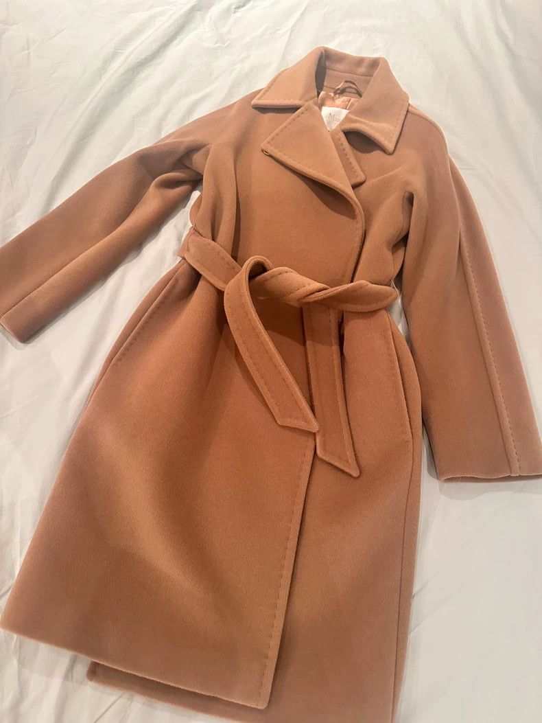 Max Mara Max Mara Wool Belted Coat -dmc Size US M / EU 48-50 / 2 - 4 Thumbnail