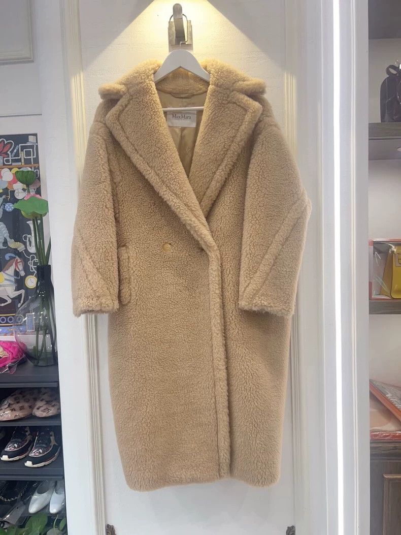 Moncler MaxMara Beige Teddy Coat XS -dmc Size US XS / EU 42 / 0 - 3 Thumbnail