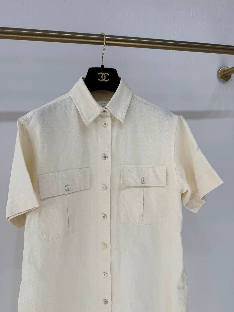 Jil Sander Jil Sander Short Sleeve Shirt Dress -dmc Size US 34 / EU 50 - 4 Thumbnail