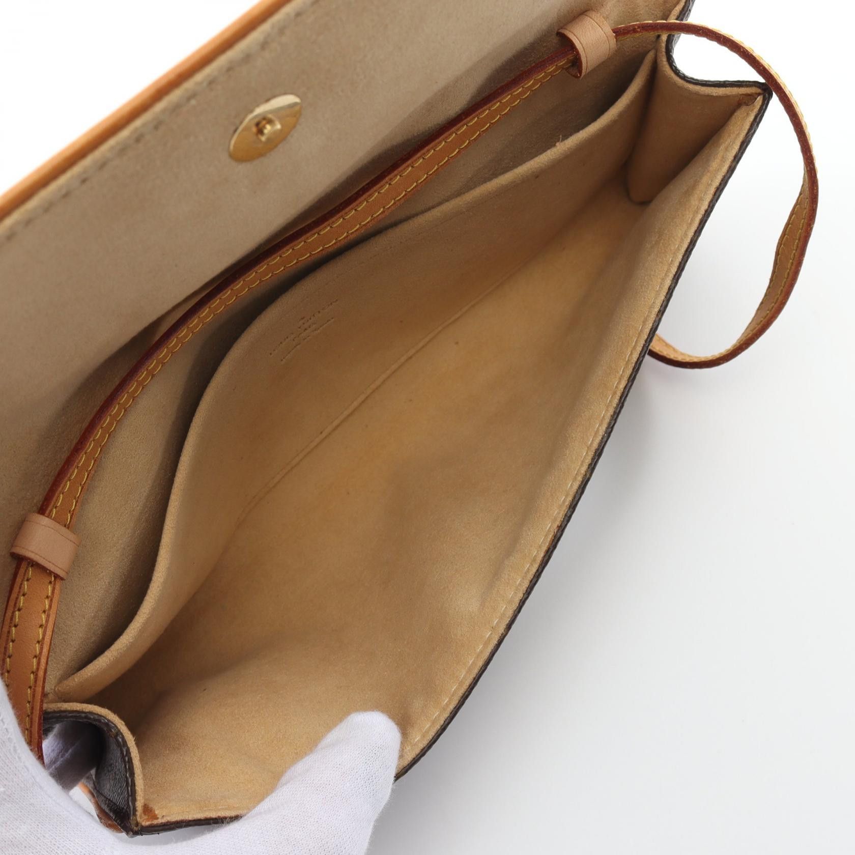 Louis Vuitton Louis Vuitton Louis Vuitton Pochette Twin GM Monogram Shoulder Bag Canvas Shoulder Bag M51852 Size ONE SIZE - 3 Thumbnail