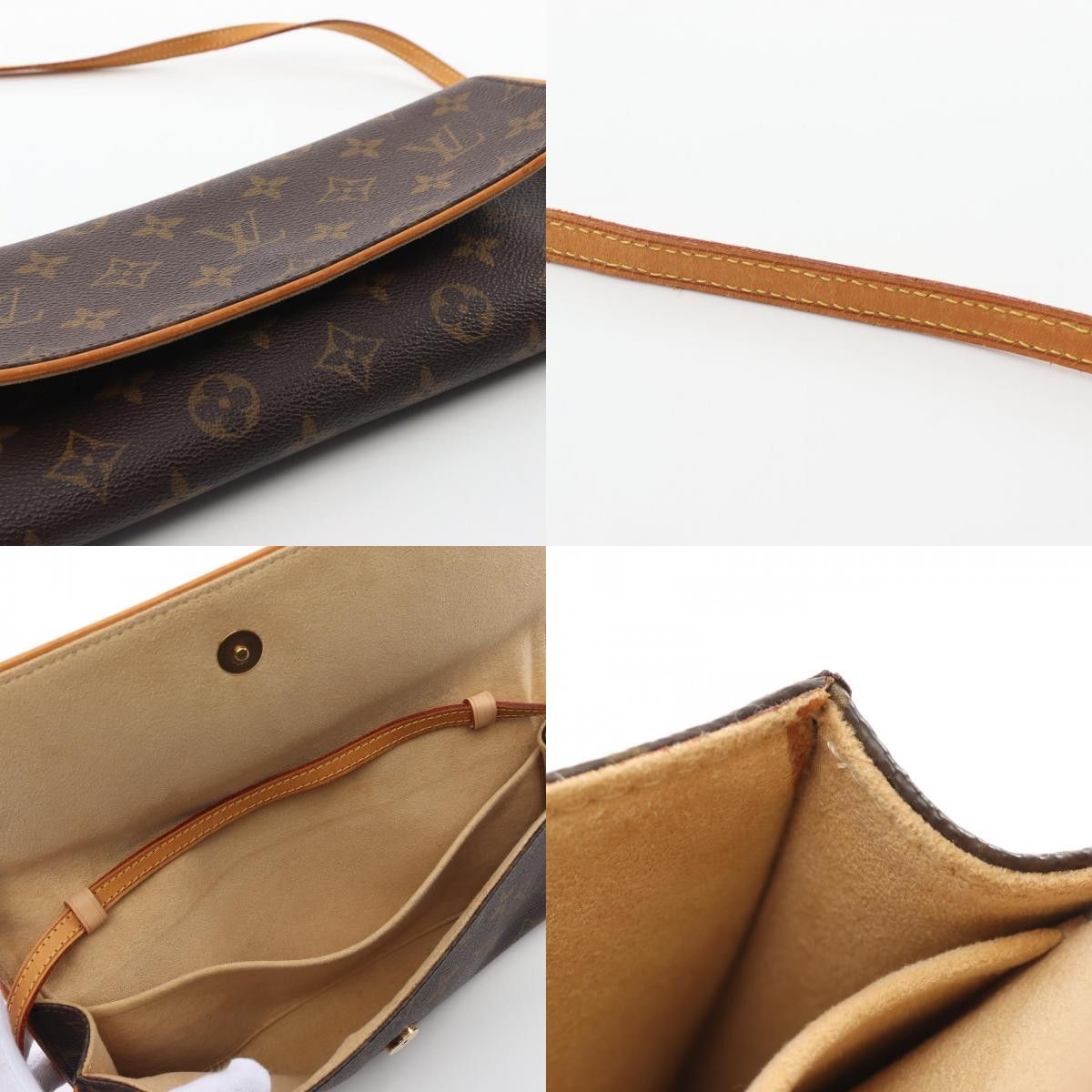 Louis Vuitton Louis Vuitton Louis Vuitton Pochette Twin GM Monogram Shoulder Bag Canvas Shoulder Bag M51852 Size ONE SIZE - 10 Thumbnail