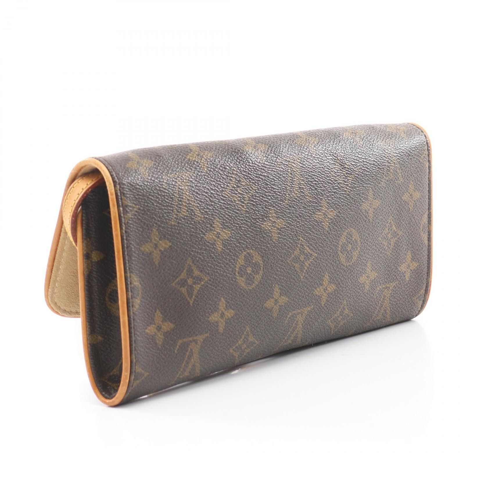 Louis Vuitton Louis Vuitton Louis Vuitton Pochette Twin GM Monogram Shoulder Bag Canvas Shoulder Bag M51852 Size ONE SIZE - 2 Thumbnail