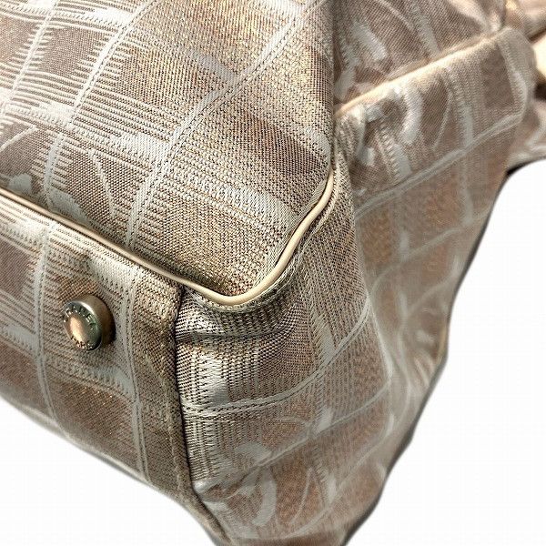 Chanel Chanel Chanel New Travel Line Nylon Leather 2way Bag Leather Tote Bag A15825 DUTY FREE for USA Size ONE SIZE - 4 Thumbnail
