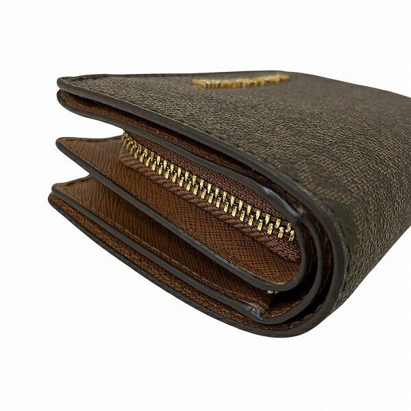 Michael Kors Michael Kors Michael Kors Jet Set Travel PVC Coated Canvas Wallet Canvas Short Wallet 35F8GTVF2B Size ONE SIZE - 8 Thumbnail