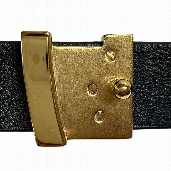 Louis Vuitton Louis Vuitton Louis Vuitton Couture Stainless Steel Leather Belt Leather Belt M9578 DUTY FREE for USA Size ONE SIZE - 6 Thumbnail