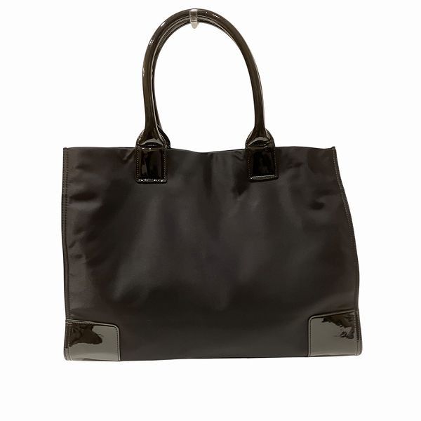 Tory Burch Tory Burch Tory Burch Ella Nylon Patent Leather 2way Bag Enamel Tote Bag Size ONE SIZE - 2 Thumbnail